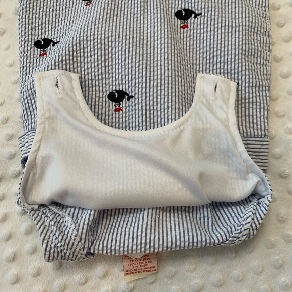 🐳⚓️🦀2pack Rompers, Navy Ocean theme, 3-6M - Picture 8 of 16